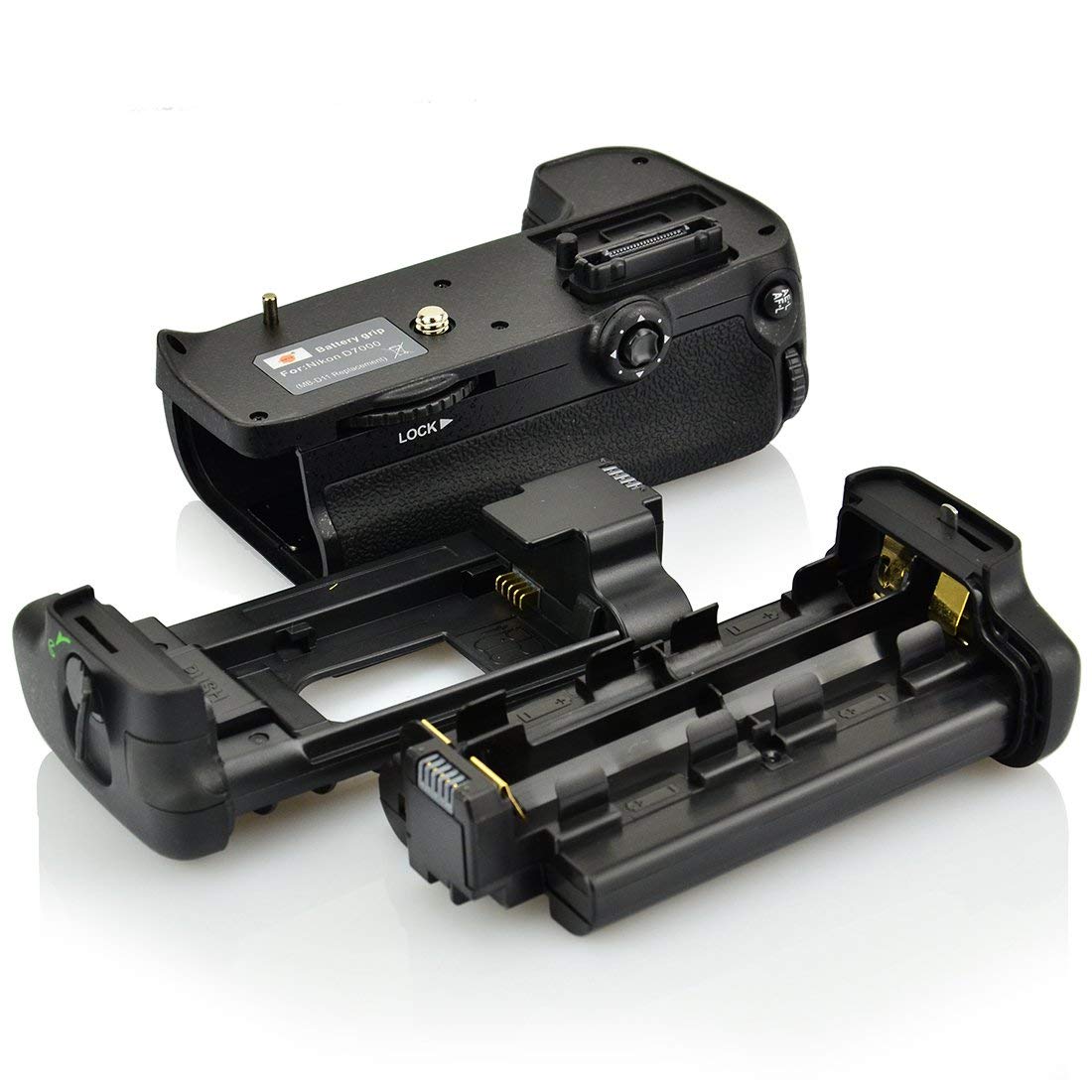 DSTE MB-D11 Poignée Batterie + 2X EN-EL15 Batterie + USB Chargeur Compatible pour Nikon D7000