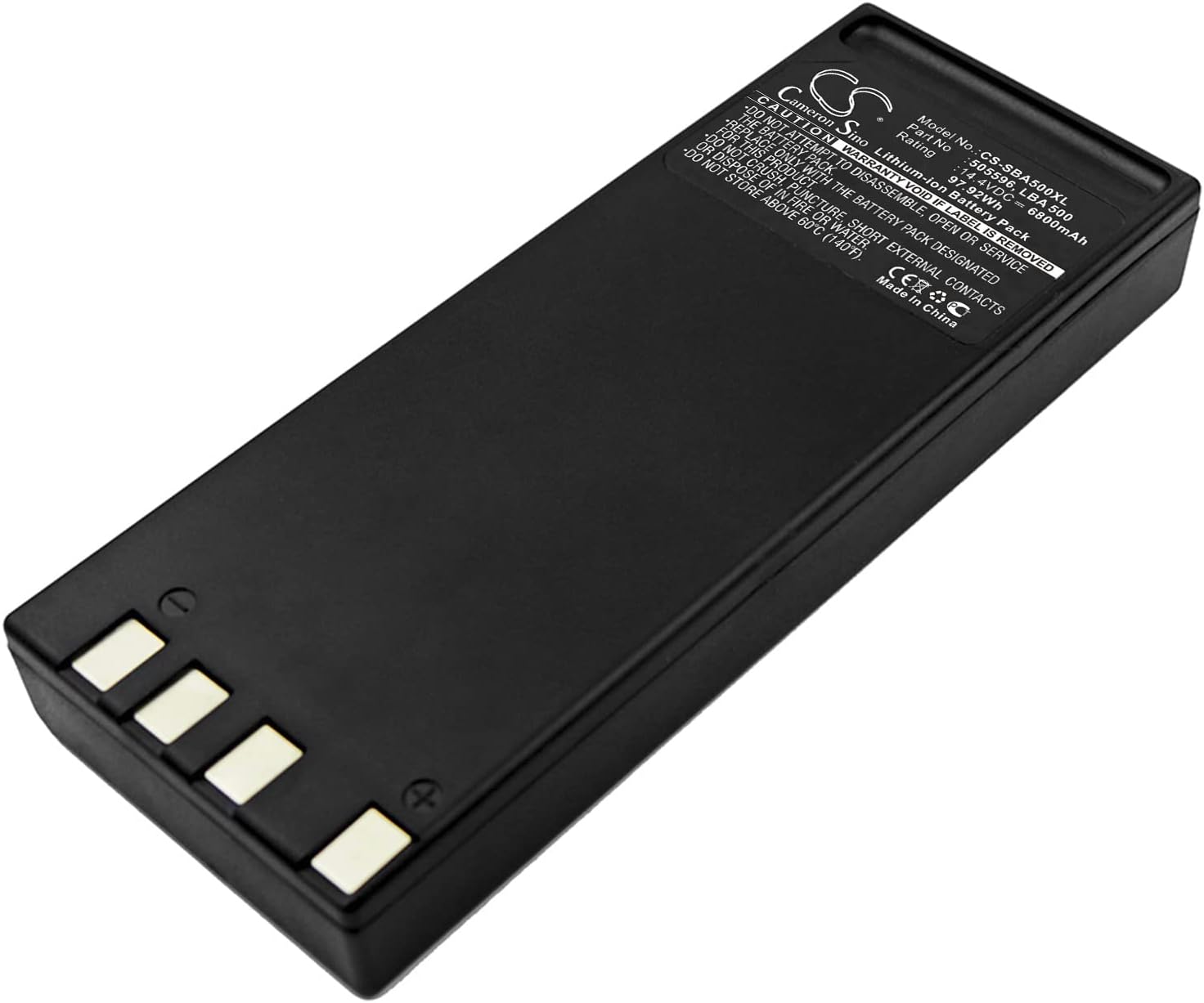 Cameron Sino Battery for Sennheiser LSP 500 Pro PN:Sennheiser 505596, LBA 500 6800mAh / 97.92Wh