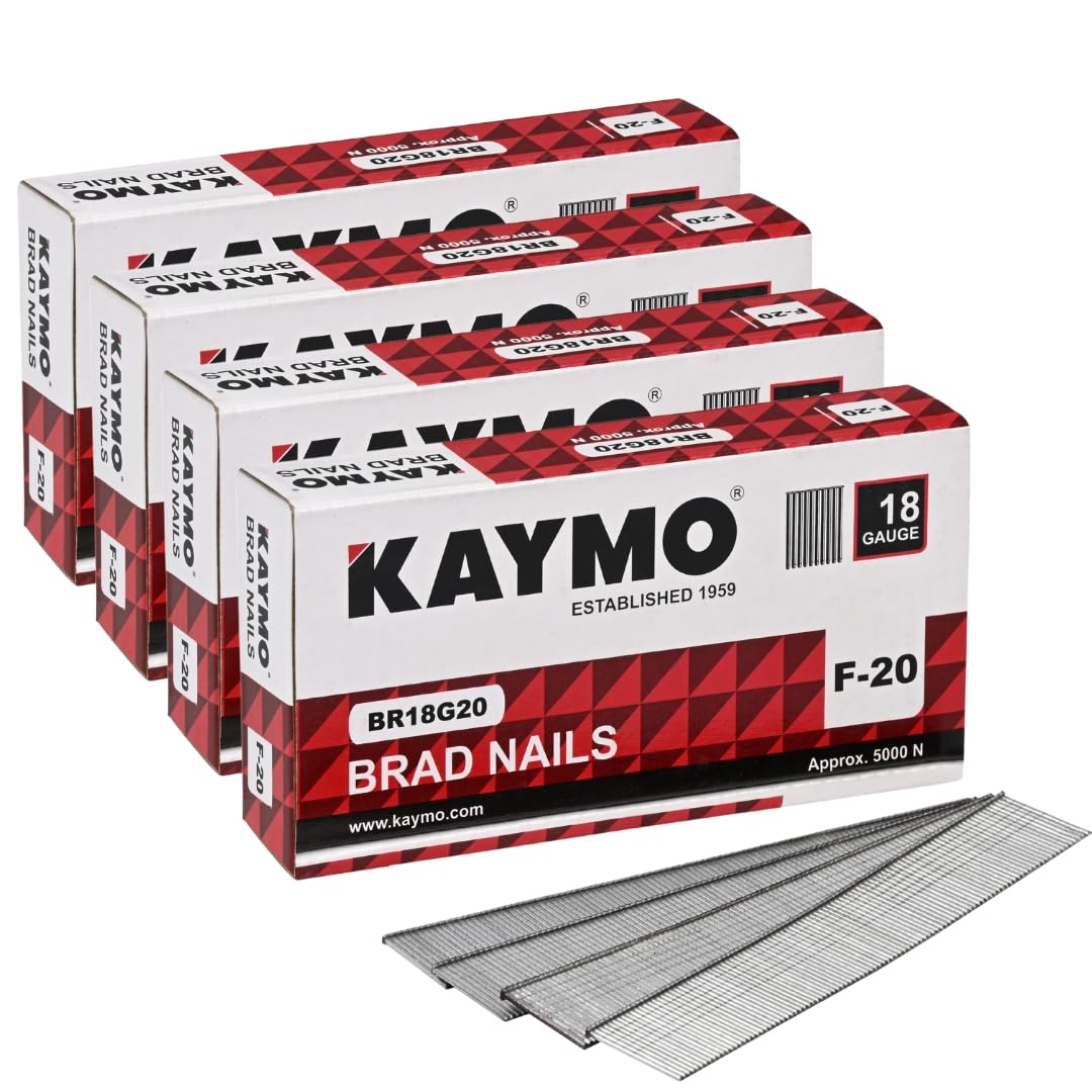 Kaymo 18G Brad Nails - 5000 Pack -21 Kaymo 18G Brad Nails - 5000 Pack -21