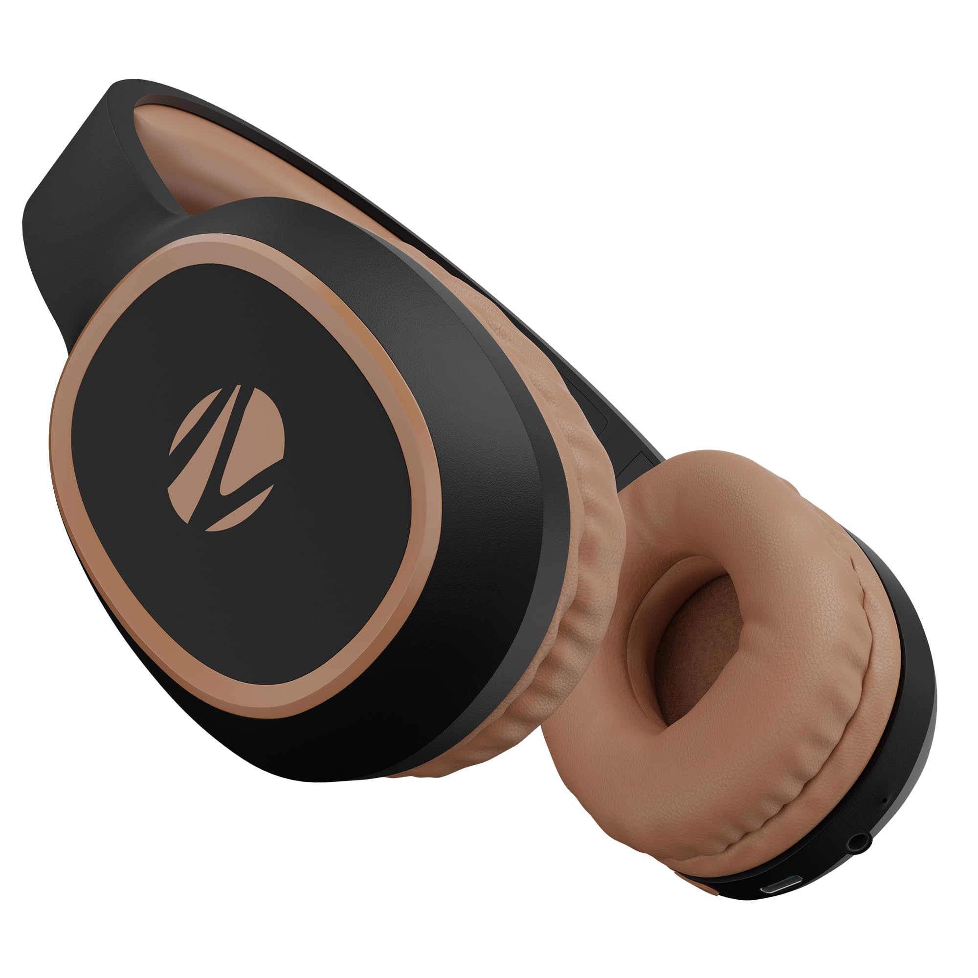 Zebronics Thunder (2026 Upgrade) Wireless Headphones, BT v6.0, True 60 hrs Playback, 40mm Drivers, ENC, Gaming Mode, Dual Pairing, AUX & microSD, Rapid Charging, Call Function (Brown) — Amazon image 11