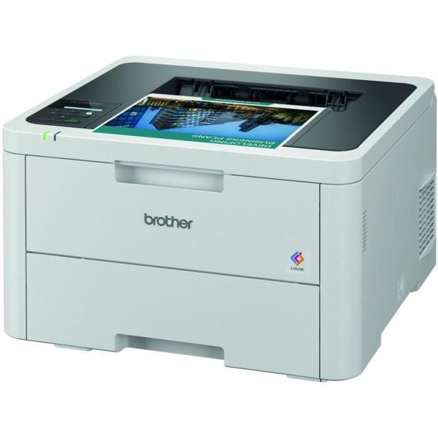 Brother HL-L3220CWE Eco Pro Kompakter Farb-LED-Drucker mit WLAN | bis zu 18 Seiten/Min. Druckgeschwindigkeit, 5GHz WLAN und USB, 250 Blatt Papierkassette