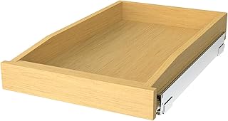 Wooden Pull out Cabinet Organizer 14" W x 21" D x 3.35" H, Heavy