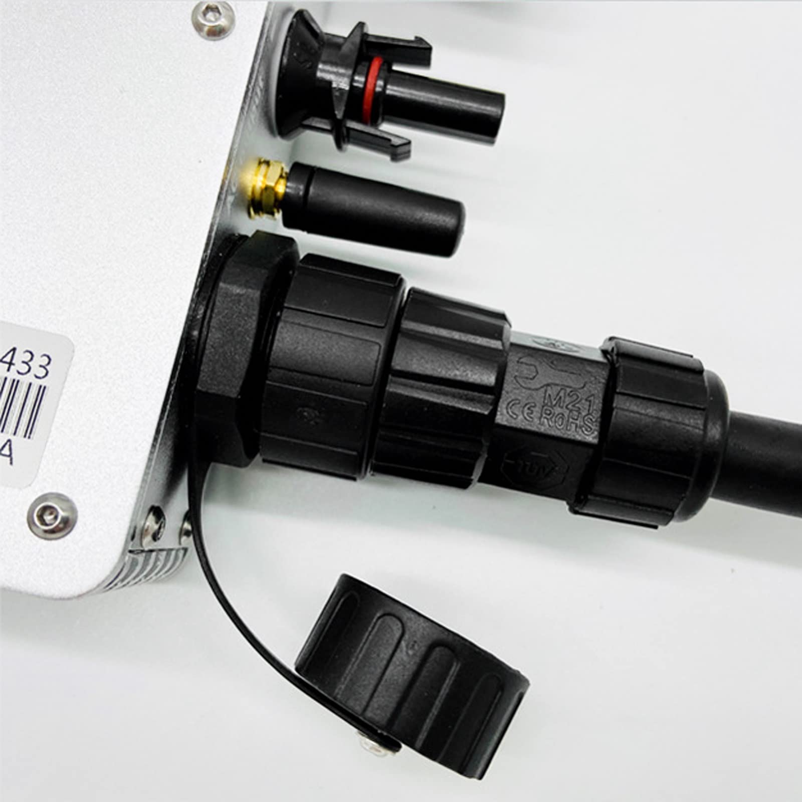 DEWIN AC Kabel, 10 Meter Solar Photovoltaik Mikro Wechselrichter AC Netzkabel 3 x 1,5 mm² für WVC Wechselrichter 600W/700W/1200W/1600W
