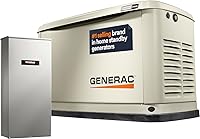 Generac Guardian 24kW Home Standby Generator with 200A Transfer Switch - WiFi Whole House Backup on NG/LP