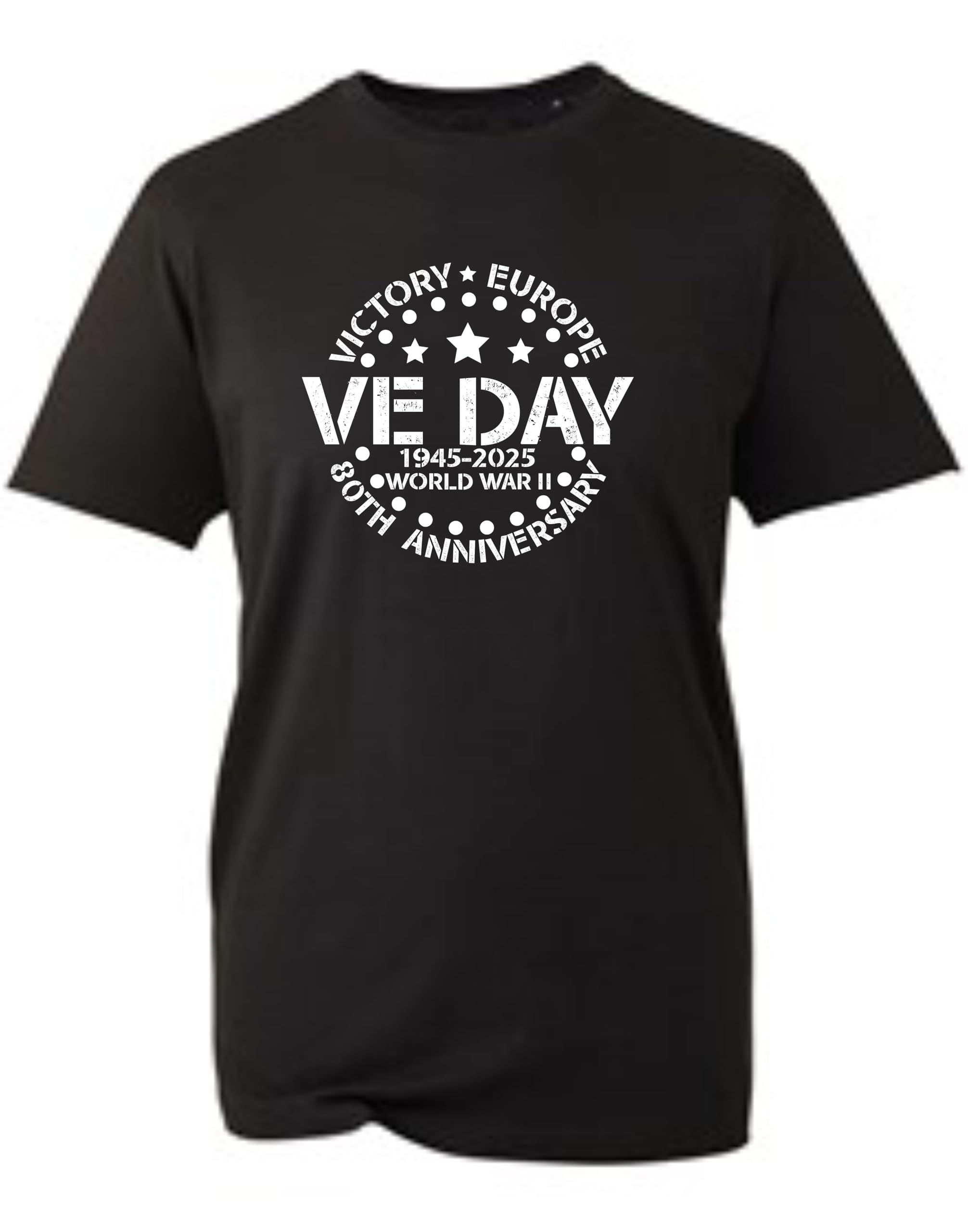 VE DAY VICTORY In Europe 80th Anniversary T Shirt, World War II
