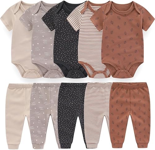Miniatura 3 de Kiddiezoom Conjunto de ropa de regalo unisex para bebé, 19 piezas, para bebé recién nacido