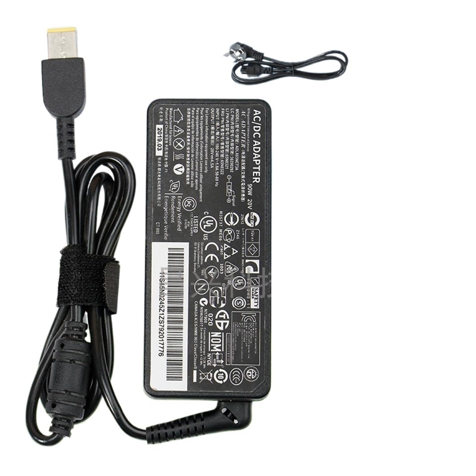 Chargeur 20V 4,5A pour ordinateur portable ThinkPad E560 et E570c - 3