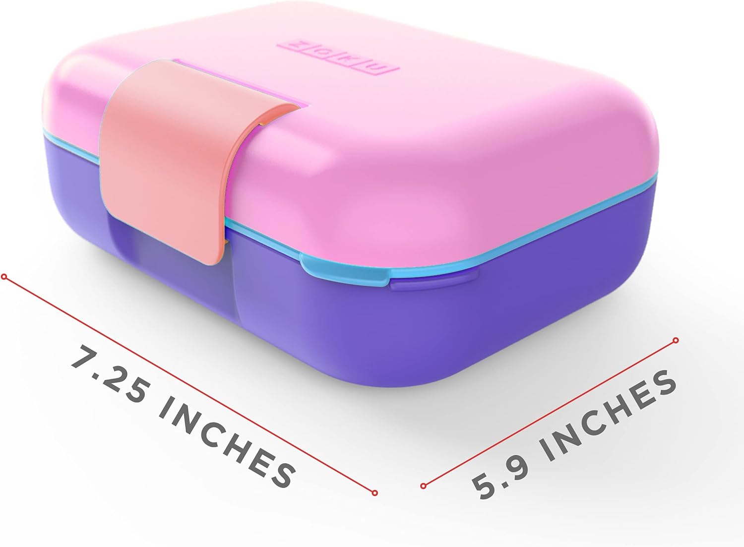 ZOKU Pink Mini Bento Jr. and Kitty Kids Pocket Utensil Set Bundle