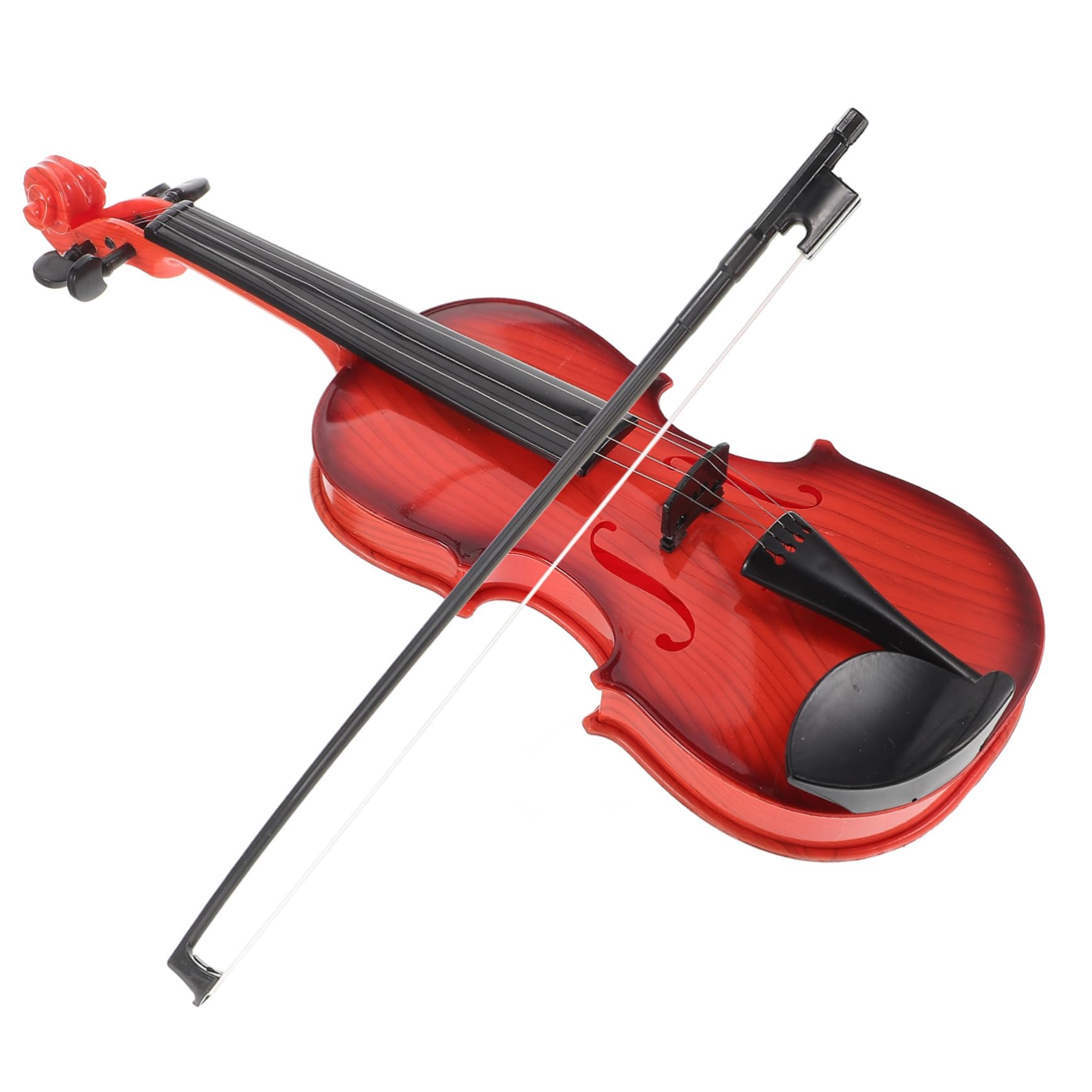 GOOHOCHY 1Set Realistic Violin for Portable Beginner Instrument for Music Play Bright and Attractive Design for Performances and Developing Musical Skills