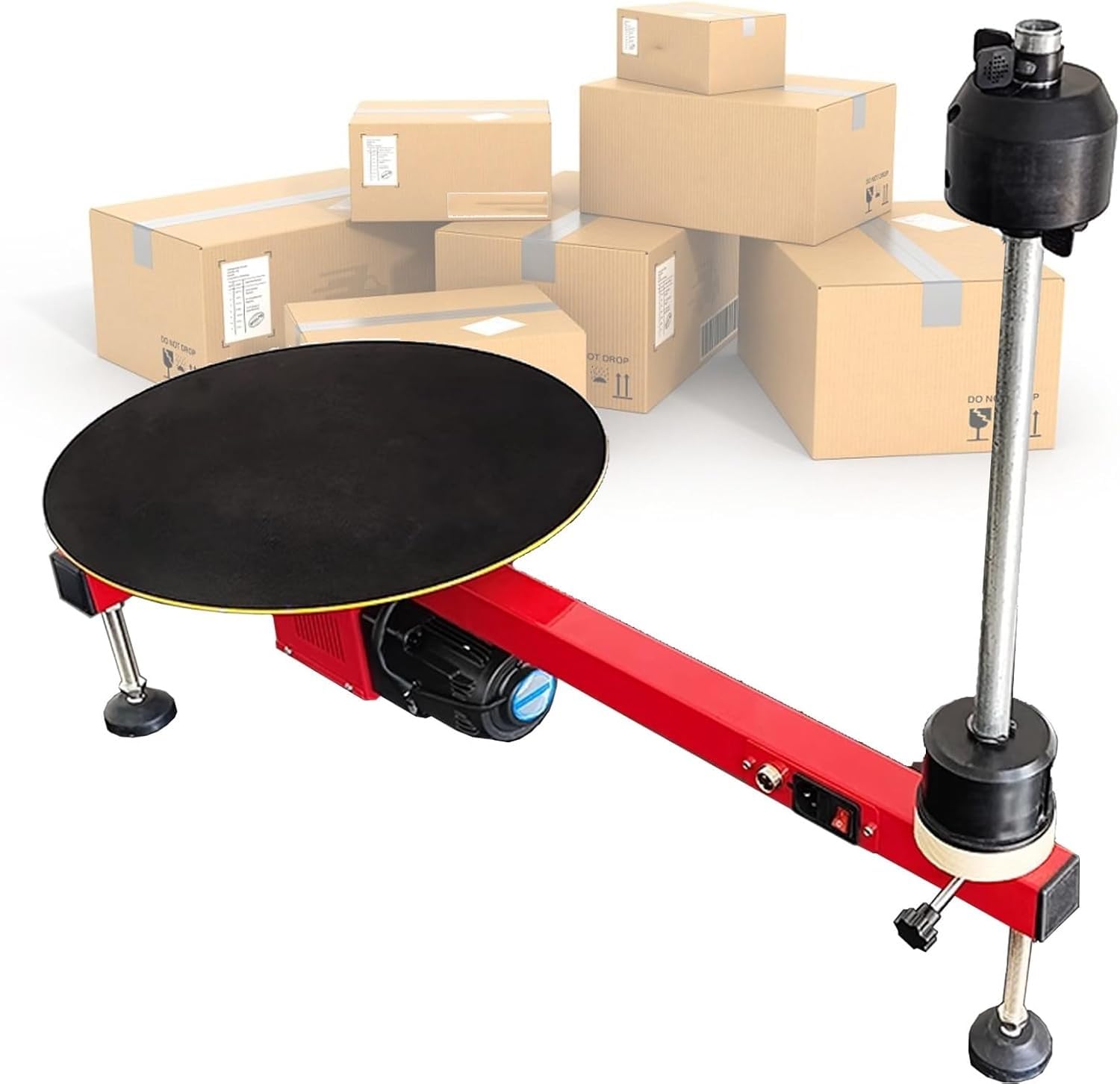 Machine d'emballage électrique de distributeur de film étirable pour l'emballage robuste de palettes et de cartons