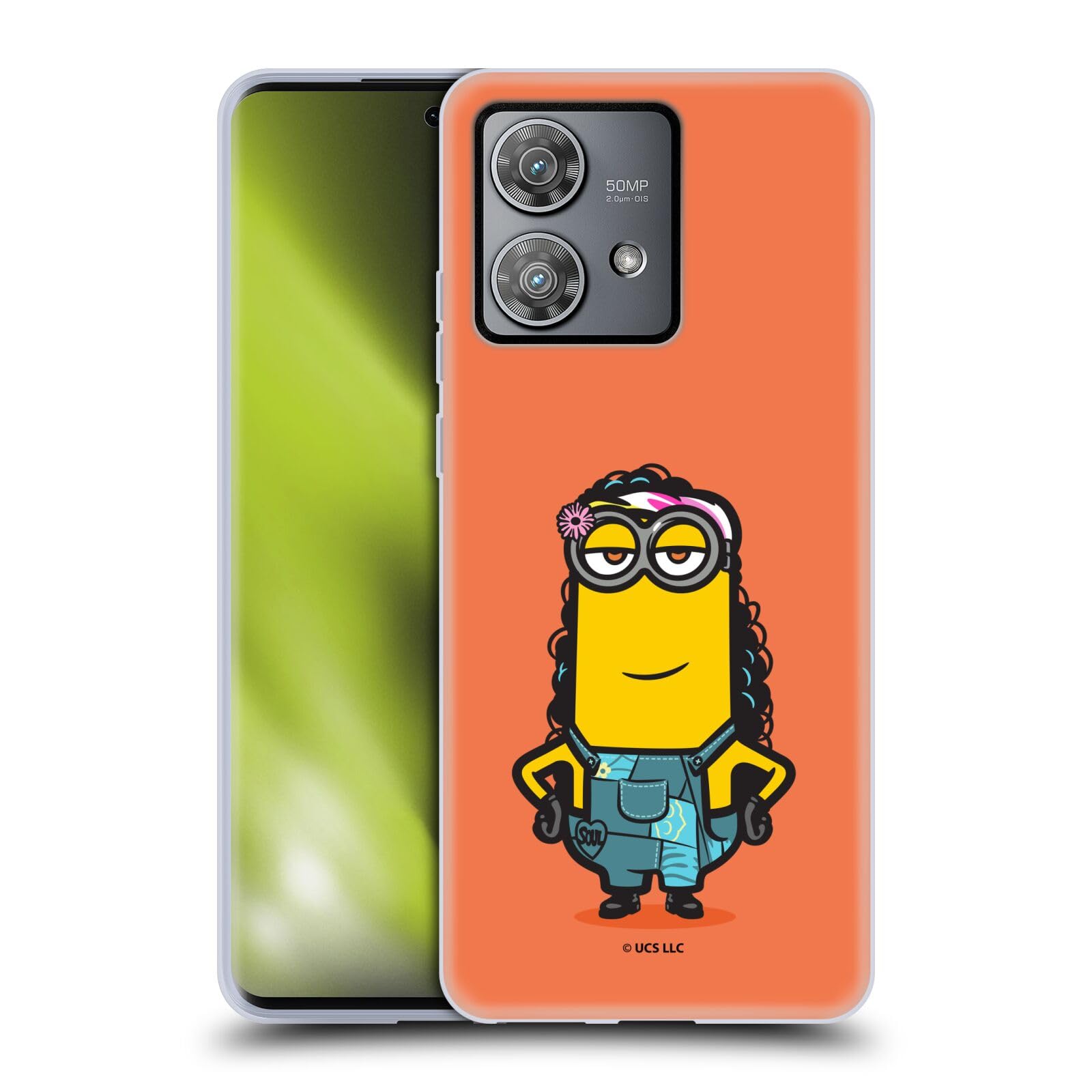 Head Case Designs Officially Licensed Minions Rise of Gru(2021) Kevin 70's Soft Gel Case Compatible With Motorola Edge 40 Neo 5G