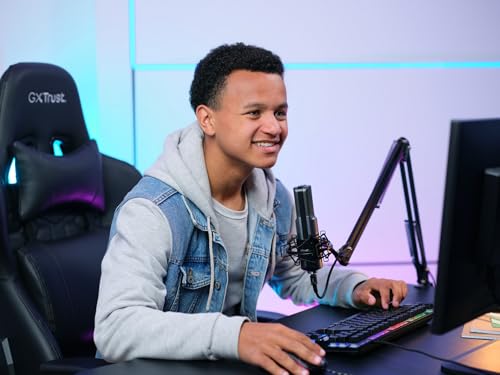 GXT 253 Emita Braccetto Microfono Regolabile, Nero - Microfono streaming - Immagine 2