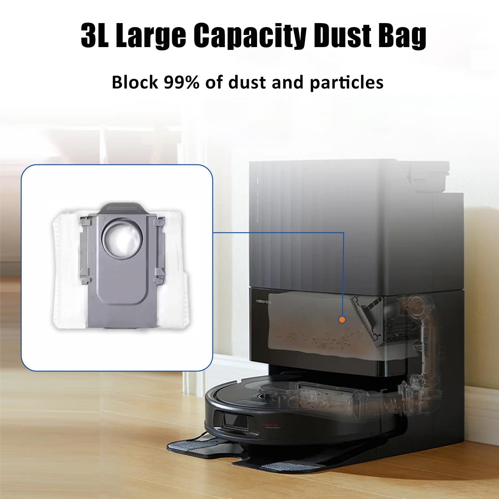 Roborock Ersatzteile Set Für QV35/QR798 - Bürsten, Filter, Wischtücher