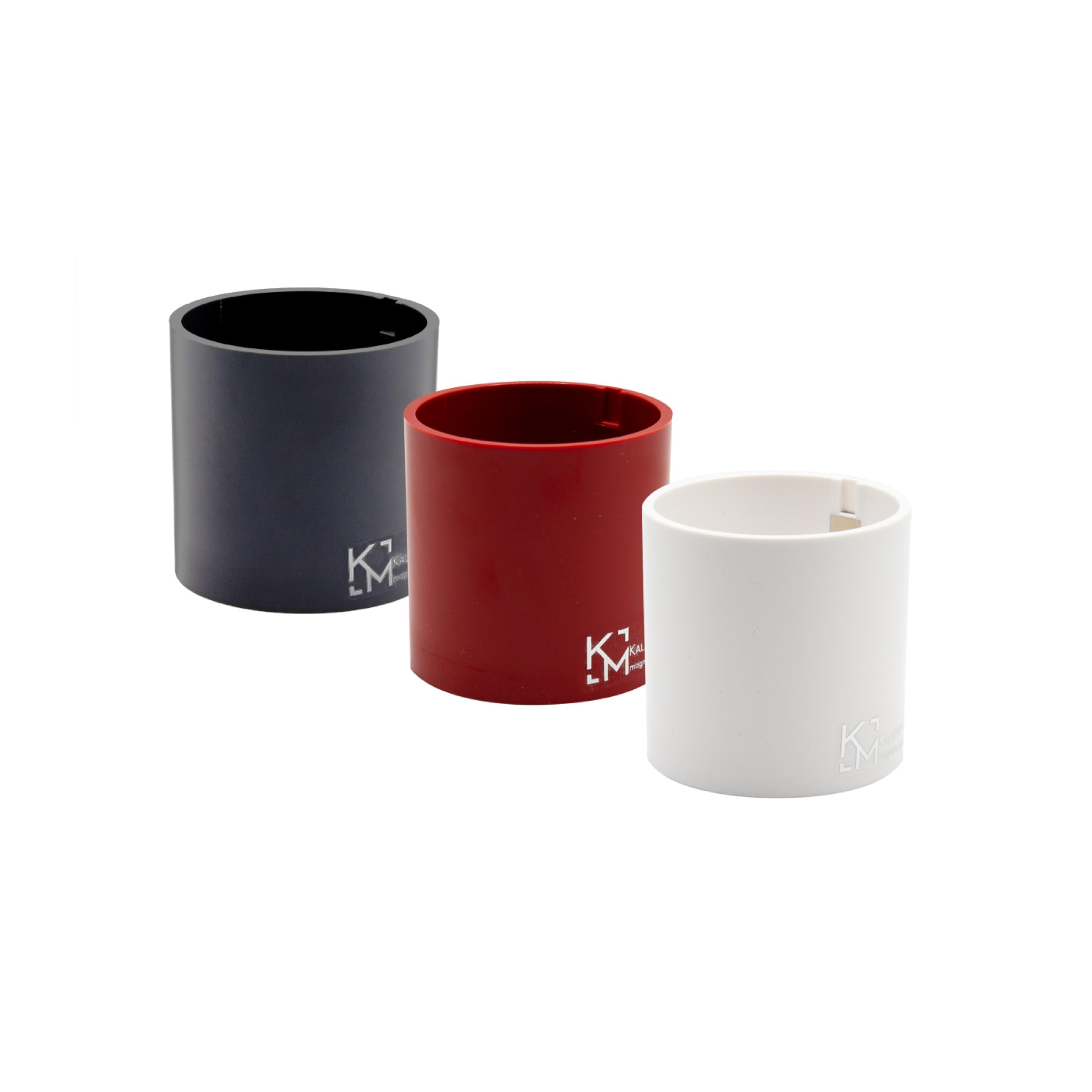 Set 3 Cilindri Magnetici KalaMitica - Bianco, Rosso, Grigio - Portaoggetti Per Lavagne Magnetiche - Foto 7