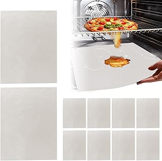 Oven Liners | 10枚 耐熱 洗える ベーキング用品,オーブン保護マット,裏庭パーティー アウトドア グリル バーベキュー料理用