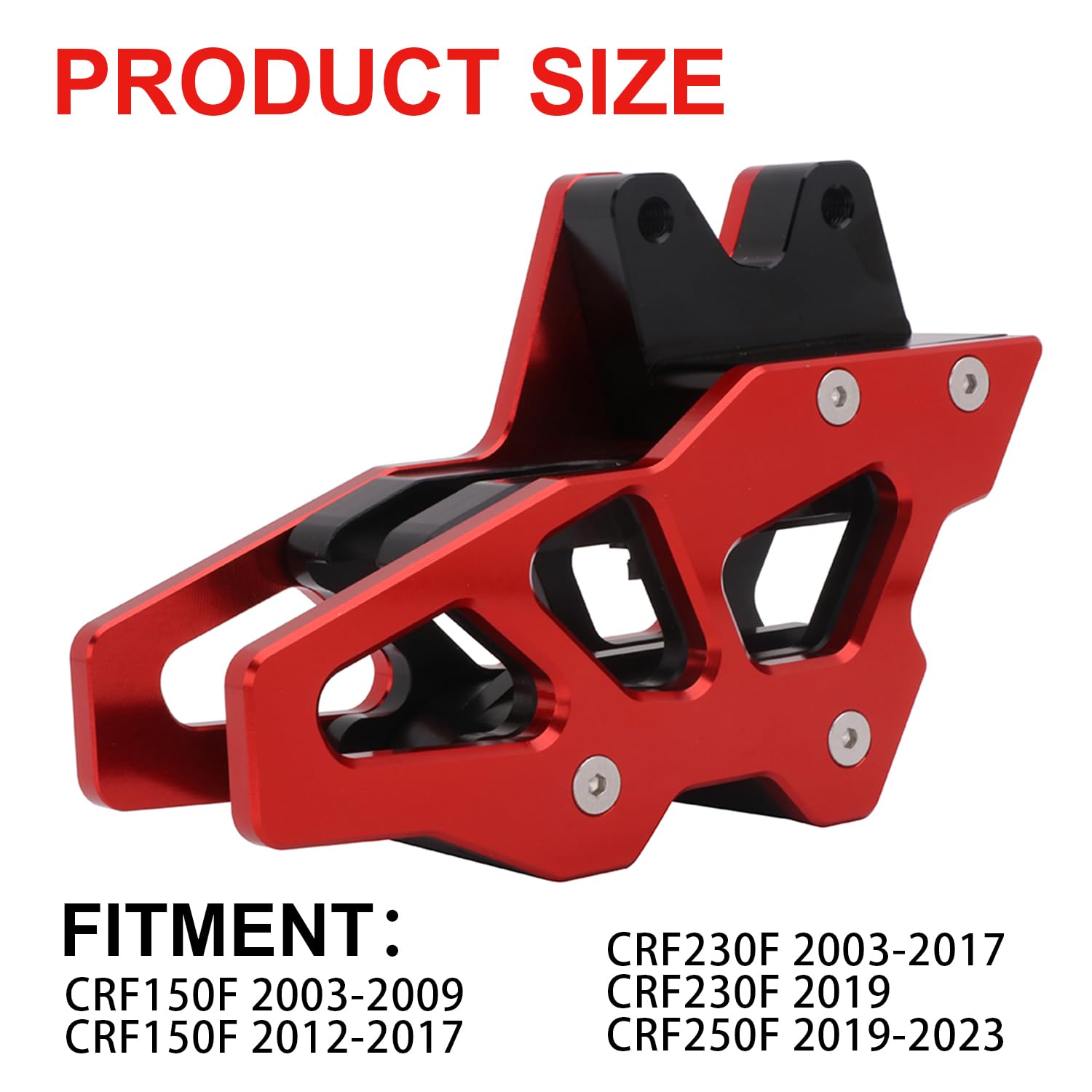 Red Anodized CNC Oil Drain Plug Cover For Honda CRF230F/150F (2003-2017)