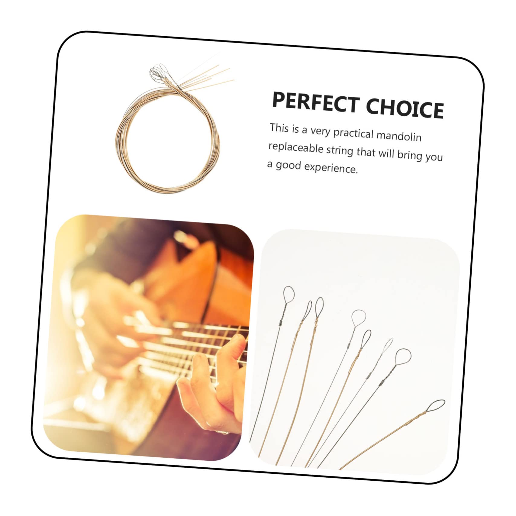 Sillet En Os Pour Mandoline 8 Cordes Ifundom - Accessoire Guitare