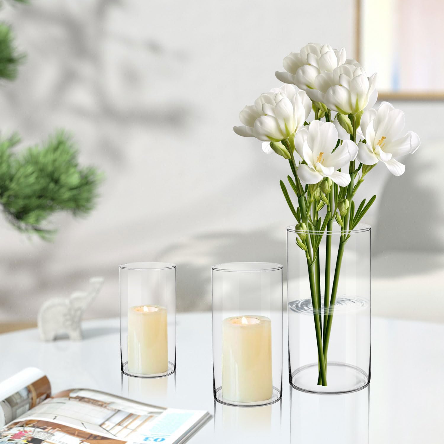 GeLive Bruine glazen vaas ronde heldere gekleurde bloemenvaas voor middelpunt lange steel tak verse kunstmatige plantenfles moderne huis binnendecoratie (bruin GeLive Bruine glazen vaas ronde heldere gekleurde bloemenvaas voor middelpunt lange steel tak verse kunstmatige plantenfles moderne huis binnendecoratie (bruin