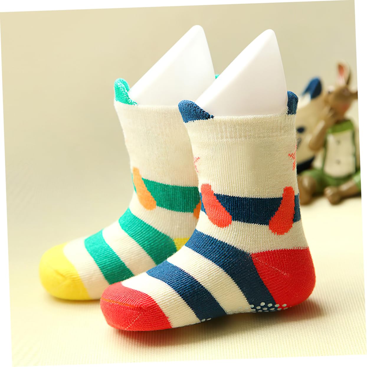 Yardwe 5pezzi Manichini Piedi per Ragazzo Ragazza Modello di Piede di Ragazzo Ragazza per Calzini e Scarpe Espositore di Piedi di Plastica per Negozi al Dettaglio e Allestimenti