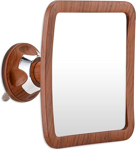 Miniatura 15 de Mirrorvana espejo de regadera antiniebla con ventosa, 6.3 נ6.3 pulgadas Transparente