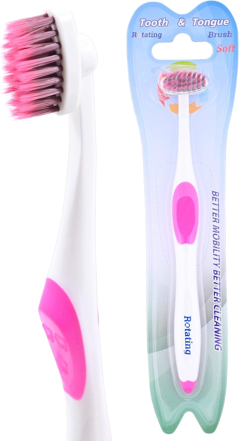 Extra Soft Flossing Toothbrush 360° Rotating Manual Soft