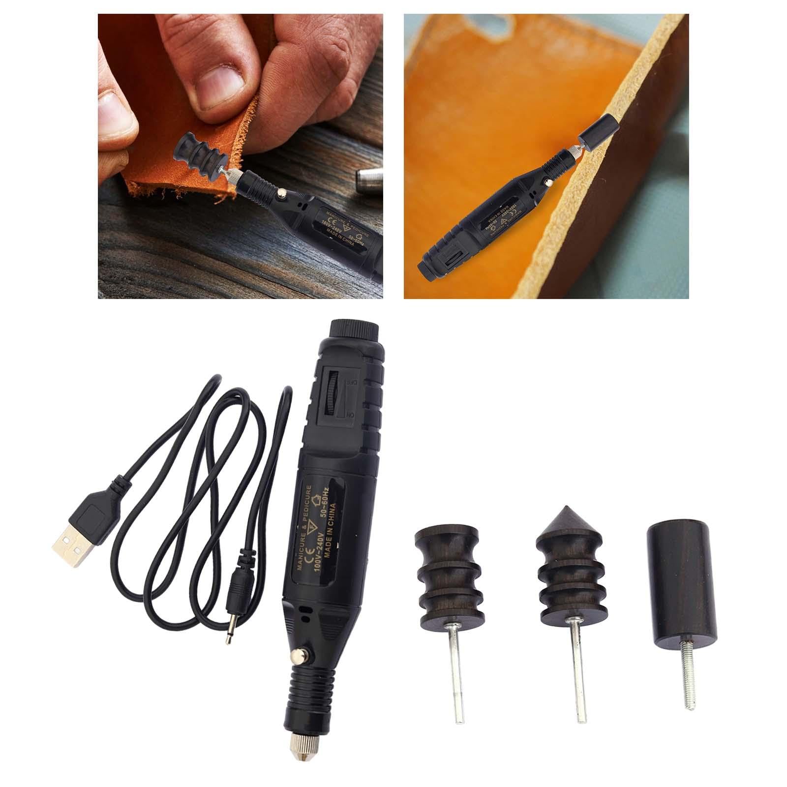 SAZ DEKOR Electric Leather Polisher USB DIY Crafts Supplies Leather Burnishing Machine Leather Polisher|Leather Sewing Tools for DIY Leather Craft, DIY Thread Rope, Leather Cleaner For Car|-image-42