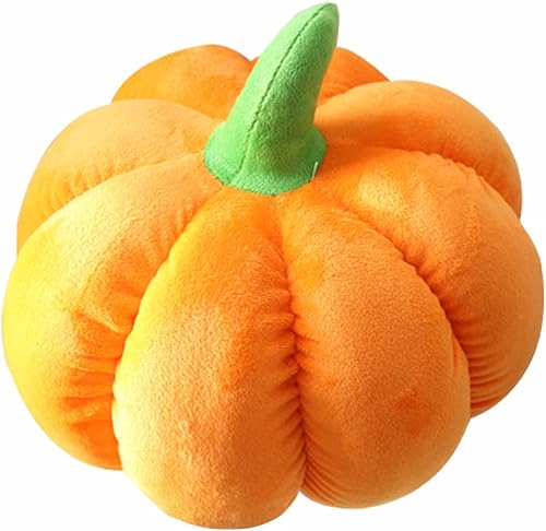 AngelGift Cuddly Big Soft Toys - Almohada de peluche de calabaza de Halloween, juguete de peluche, juguetes de peluche de calabaza, el mejor regalo