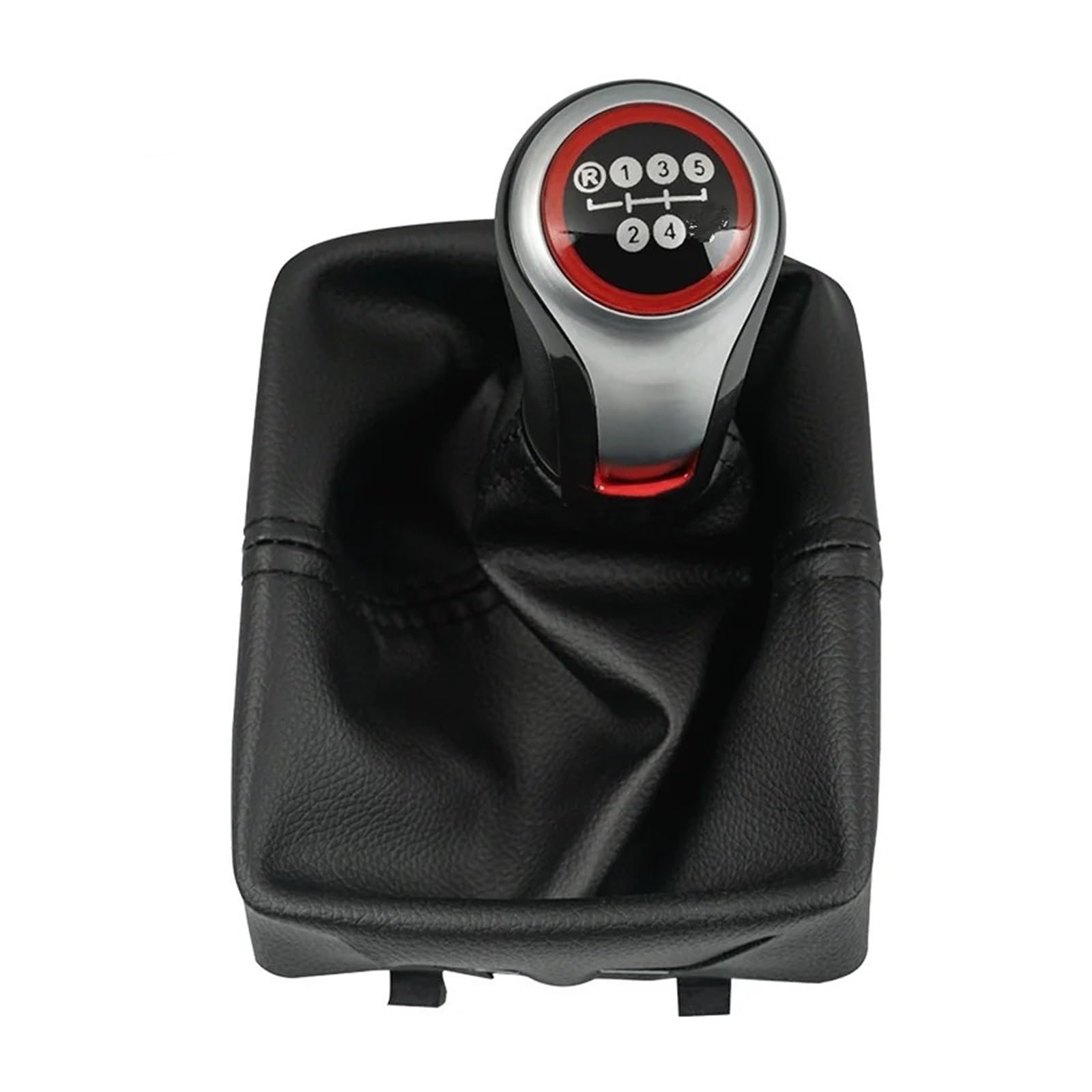 Vavgkdkpzb 5 Speed B0269 Shifter Lever Handle For Vw For Polo 9N 9N2 2002-2009 Car Gear Shift Knob 5 6 Speed(5 Speed B0269)