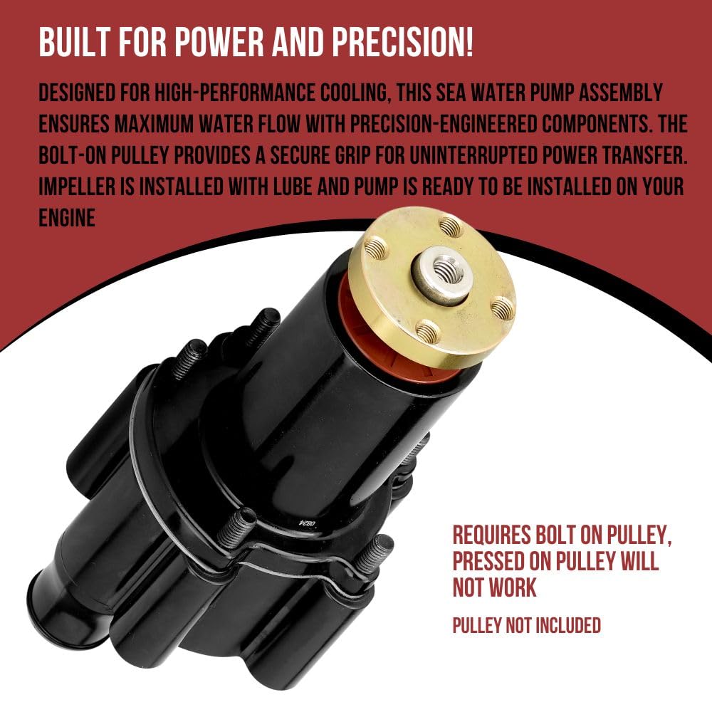 Pompe à Eau De Mer Pour Mercury 496 Mag / 8.1L - 46-8M0137217 / 8M0137218 - NEUF