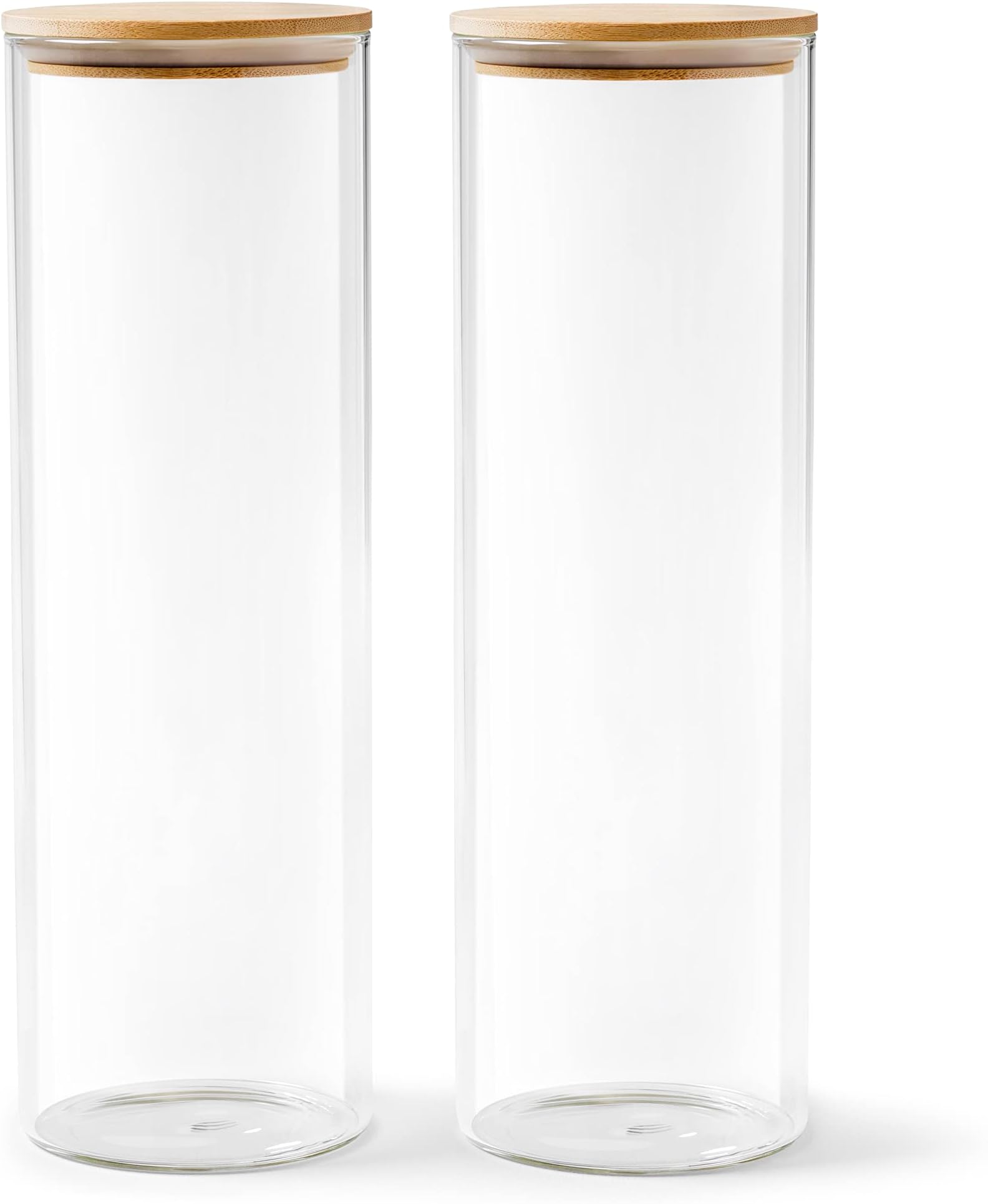 The Original Rice Box with Bamboo Lid - Glass Rice Storage Container ...