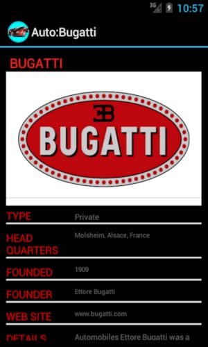 Auto : Bugatti