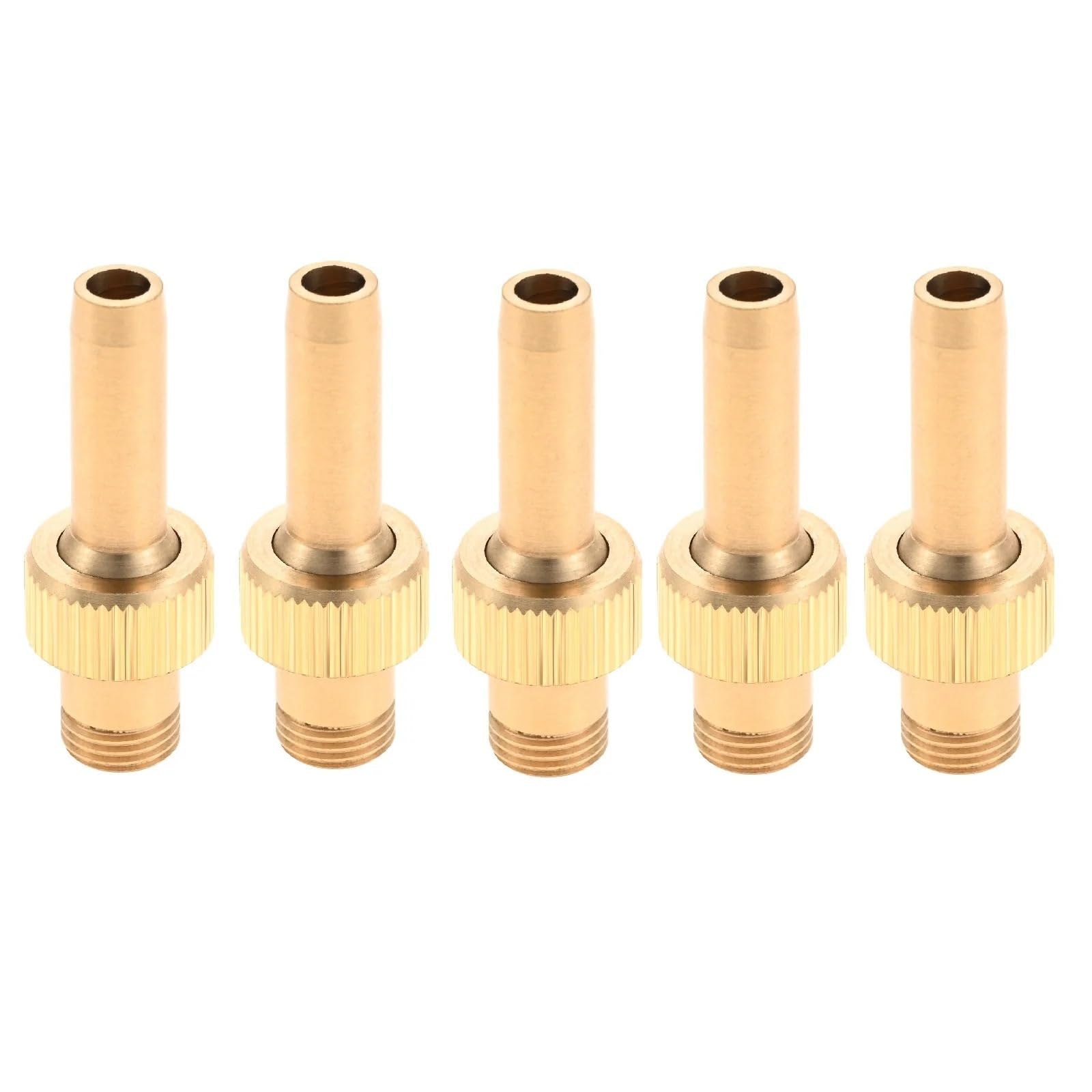 5pcs Brass Fountain Nozzle M10 Male Thread Curtain Spring Jet Spraying Head