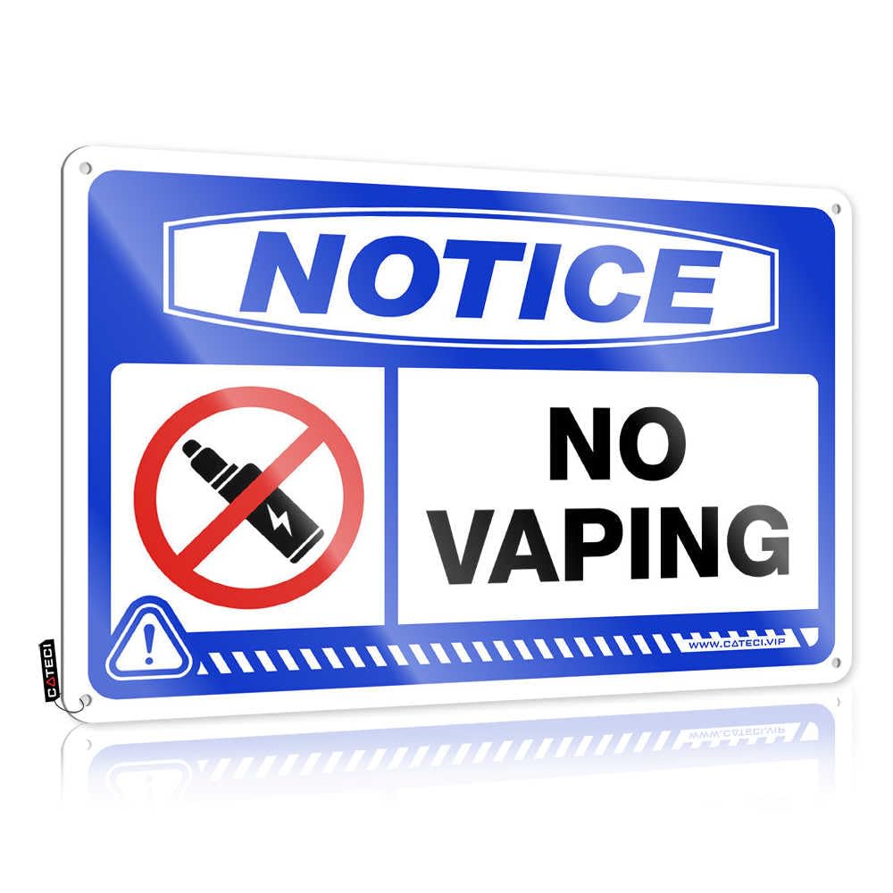Metal Signs For Bar Notice No Vaping Tin Sign Backyard Bar Sign Funny Wall Signs(30X40CM)