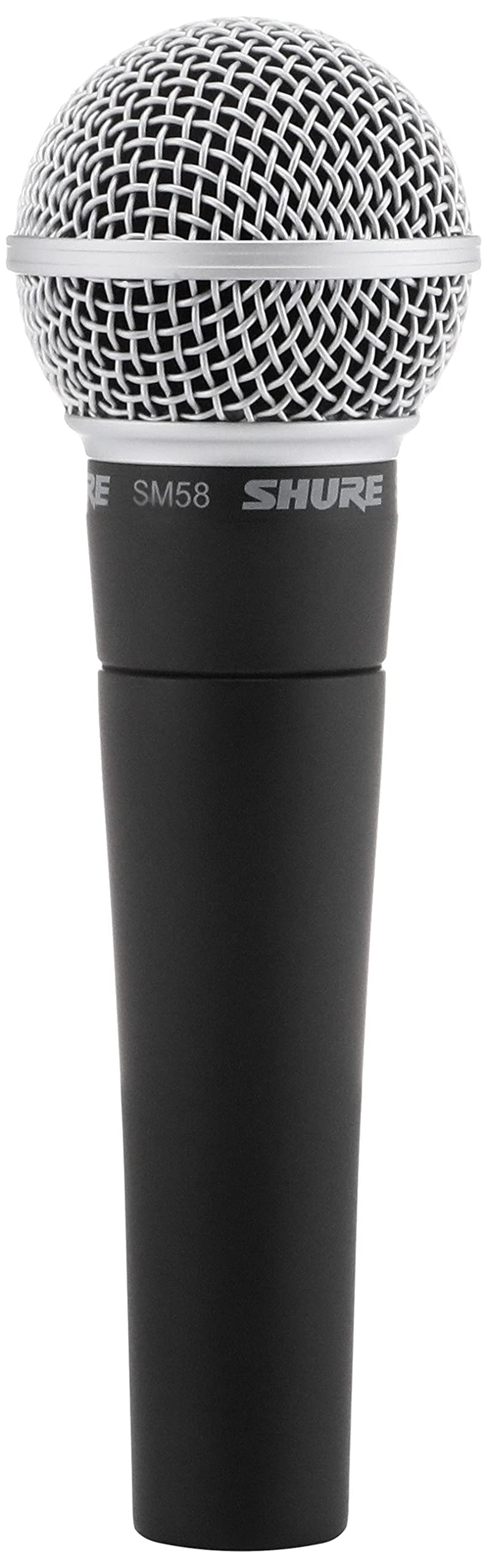 Shure SM58-LC Microfono dinamico per voce con pattern polare a cardioide per l'uso professionale in applicazioni vocali dal vivo, Nessun cavo incluso (SM58-LCE)