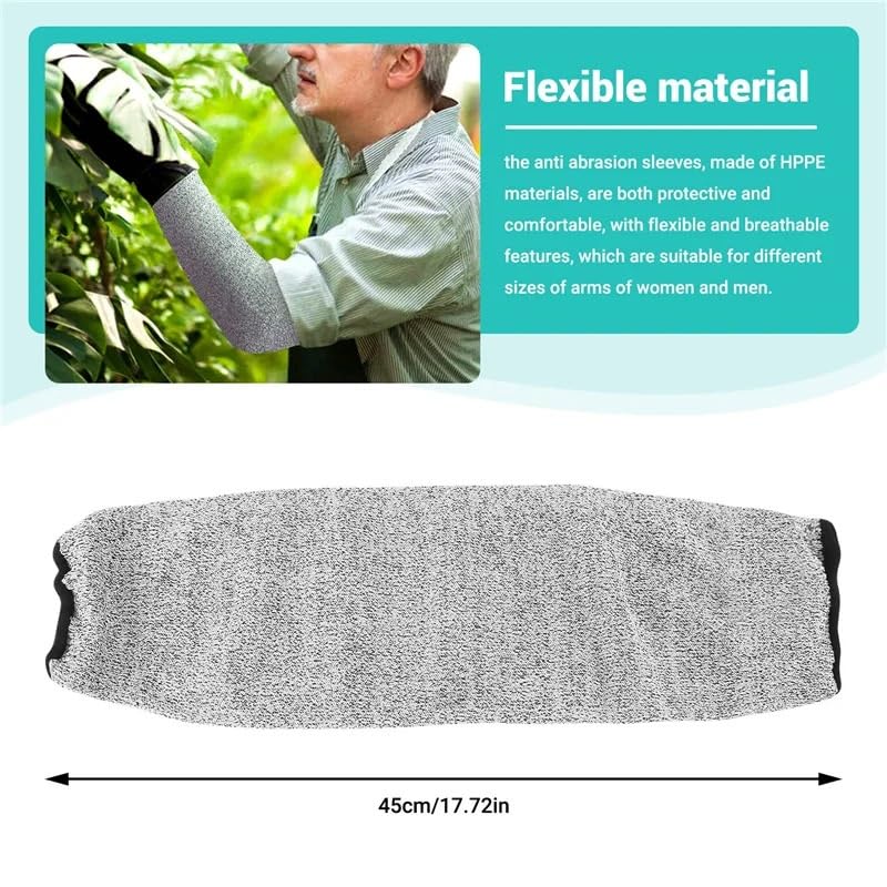 1 szt. Rękawy odporne na przecięcia i oparzenia Rękawy ochronne na przedramiona Ochraniacze na cienką skórę i siniaki(40cm)