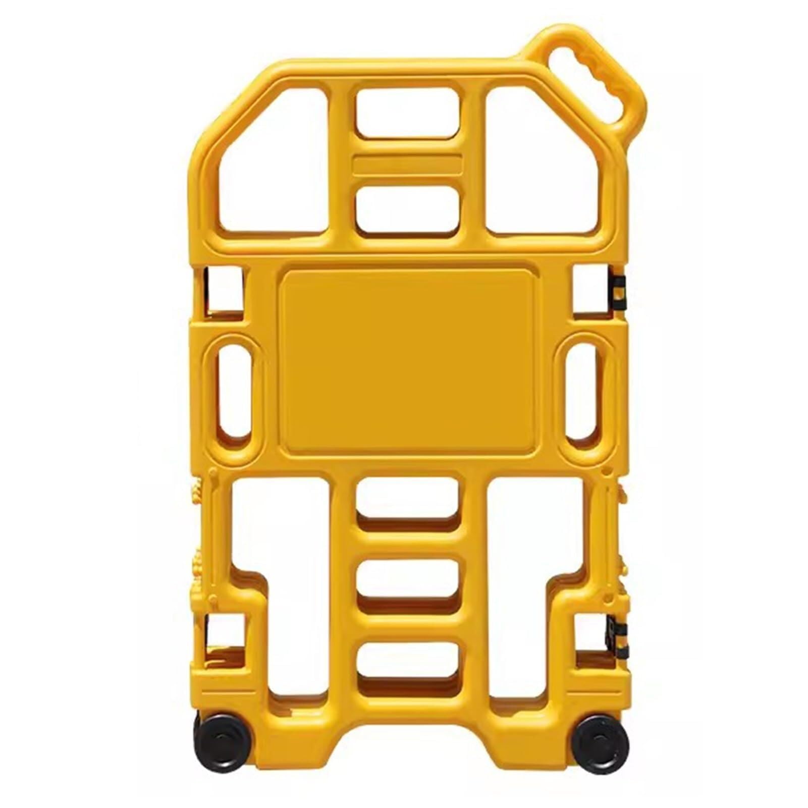 WQPMNYG Expandable Safety Barrier with Handle and Casters for Traffic Control, Hospital, and Airport Use