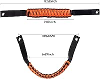 Vista 6 de BESTAOO Asas de Agarre para Barra Antivuelco Manijas de Agarre de Paracord para Accesorios Ford Bronco 2021 2022 2023 2024 2025 2 Puertas 4 Puertas