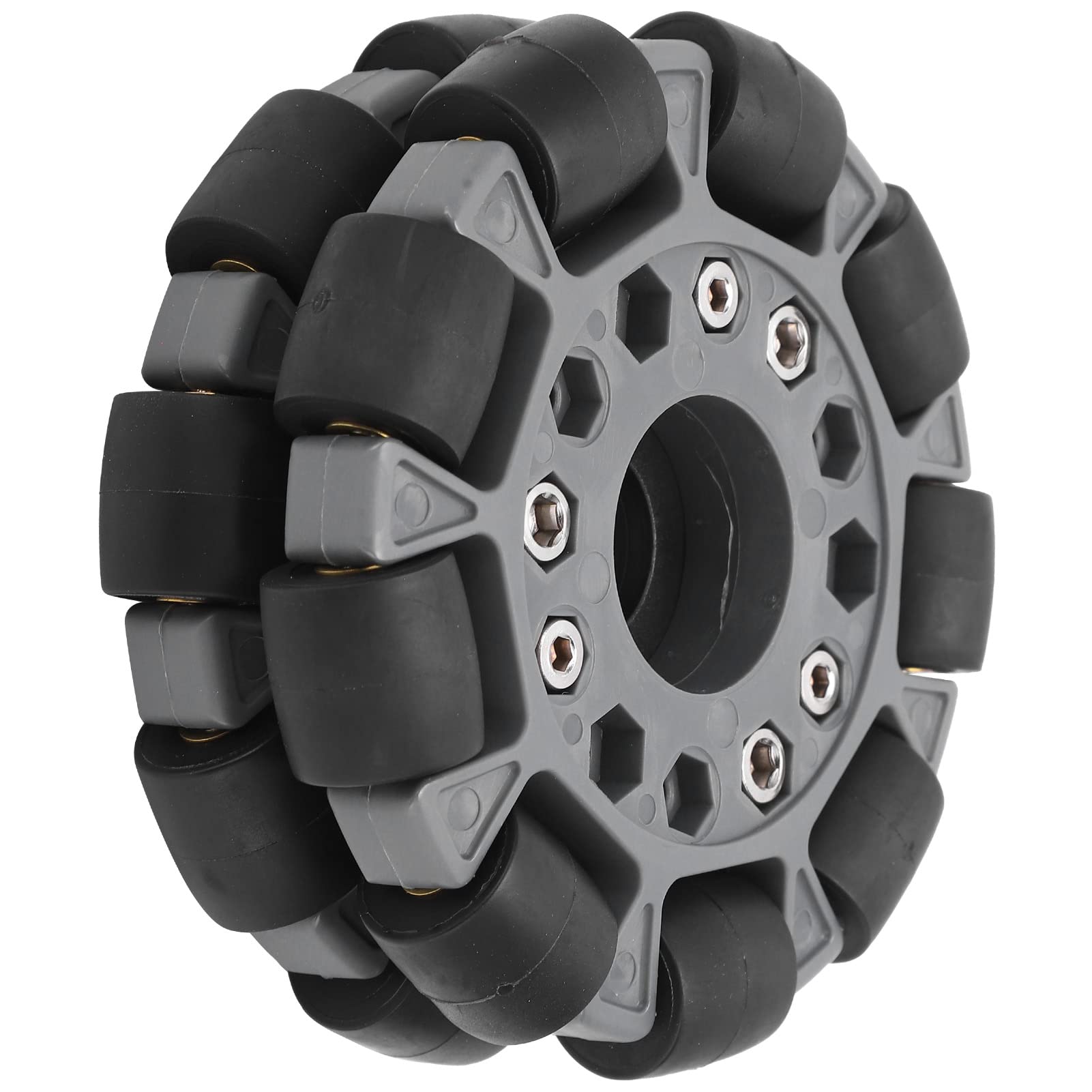 Podwójne Koło Dookólne, Plastikowe Podwójne Koło Dookólne 100 Mm z platformą ładującą 20 Kg Zestaw Robotyczny 14049