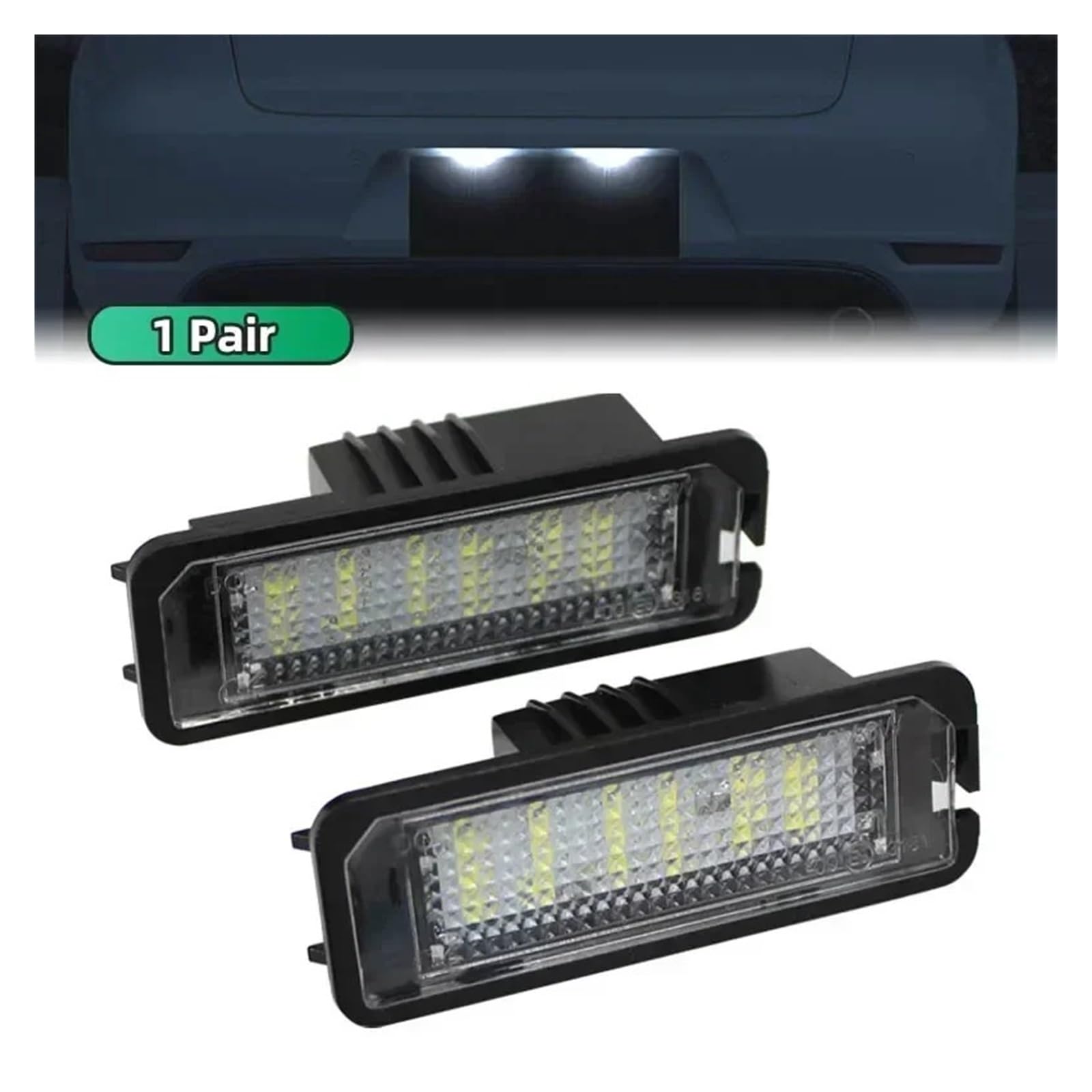 Iluminación De Matrícula Para Seat Altea XL Exeo LIMUSINE 2005-2013 2 Uds Conjunto De Luces LED Para Placa Matrícula Con Canbus