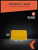 Vista 2 de Esparcidores de relleno corporal (paquete de 100) – Esparcidor de plástico reutilizable amarillo de 6 pulgadas para rellenos de automóviles