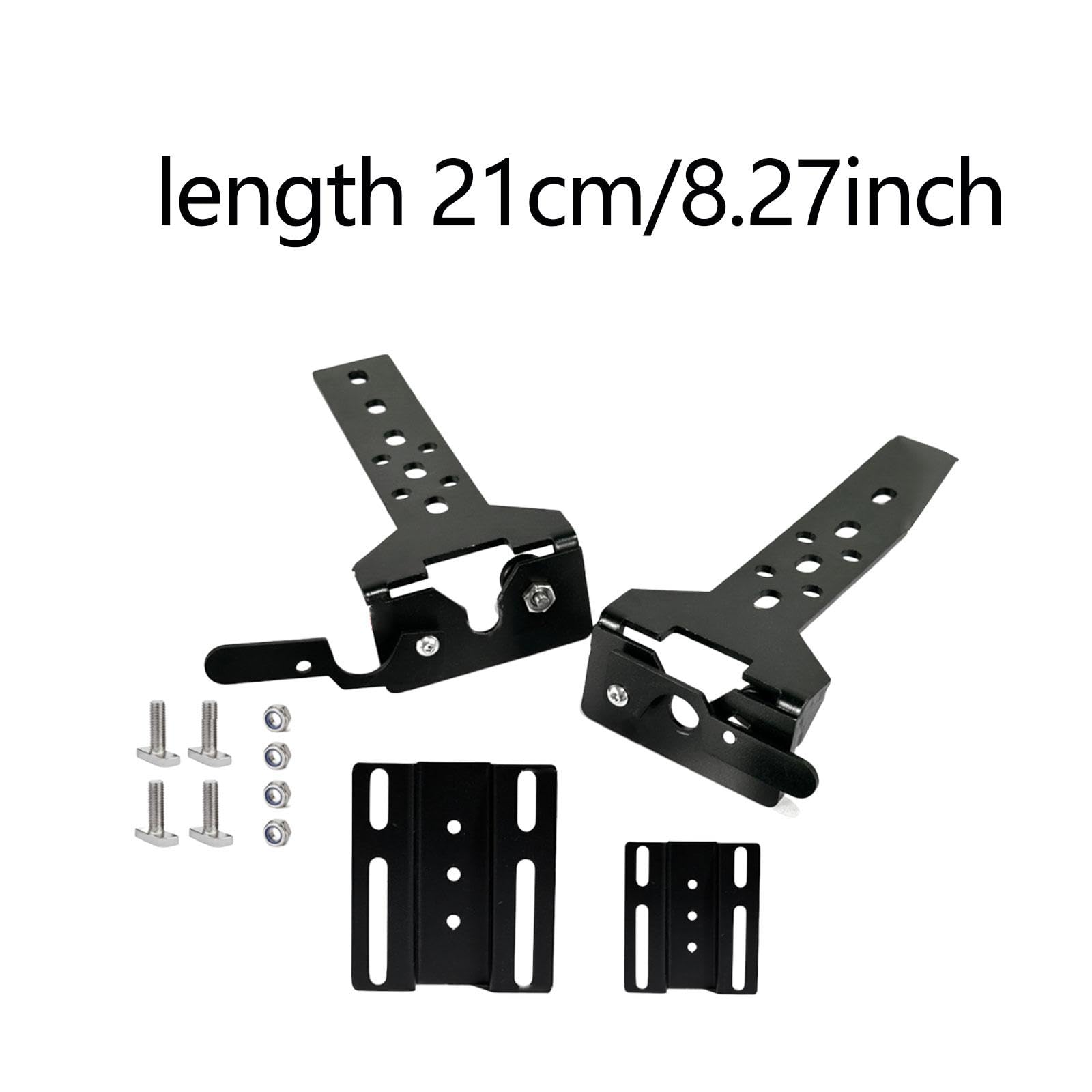 2 Stück Markisenhalterung Auto Seitenmarkisen Kit Montage Befestiger Windfest Schnellverschluss Edelstahlschrauben für Urlaub Fahrzeugausflüge Camping, Style C