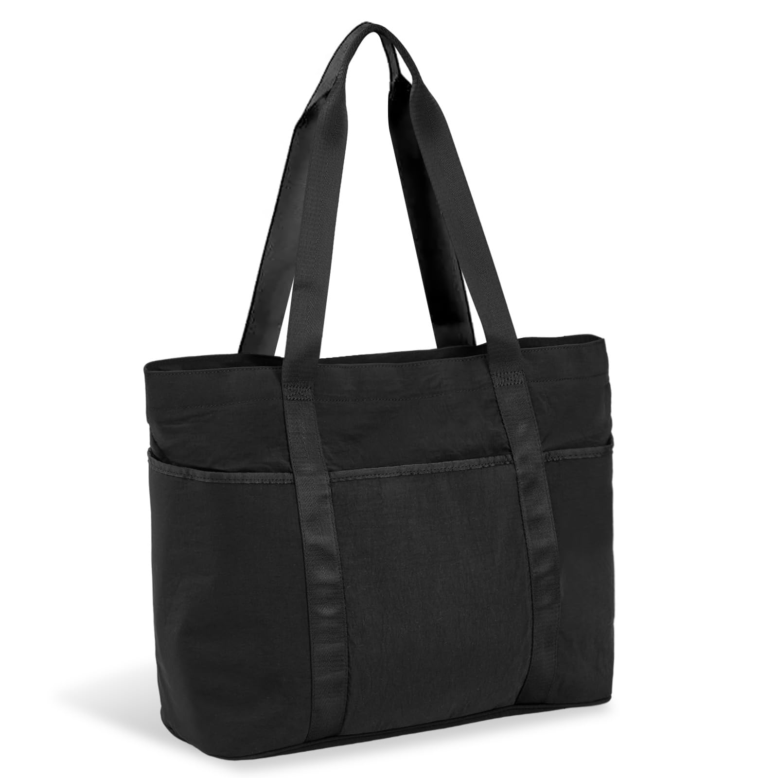 Tote Bag for Women with Zipper Convertible Travel and Work Shoulder Bag Large Teacher Tote Bag with Luggage