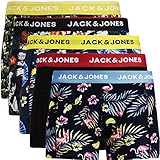 JACK & JONES Trunks 5er Pack Boxershorts Boxer Short Unterhose Mehrpack (XL, 5er Pack Bunt 14)
