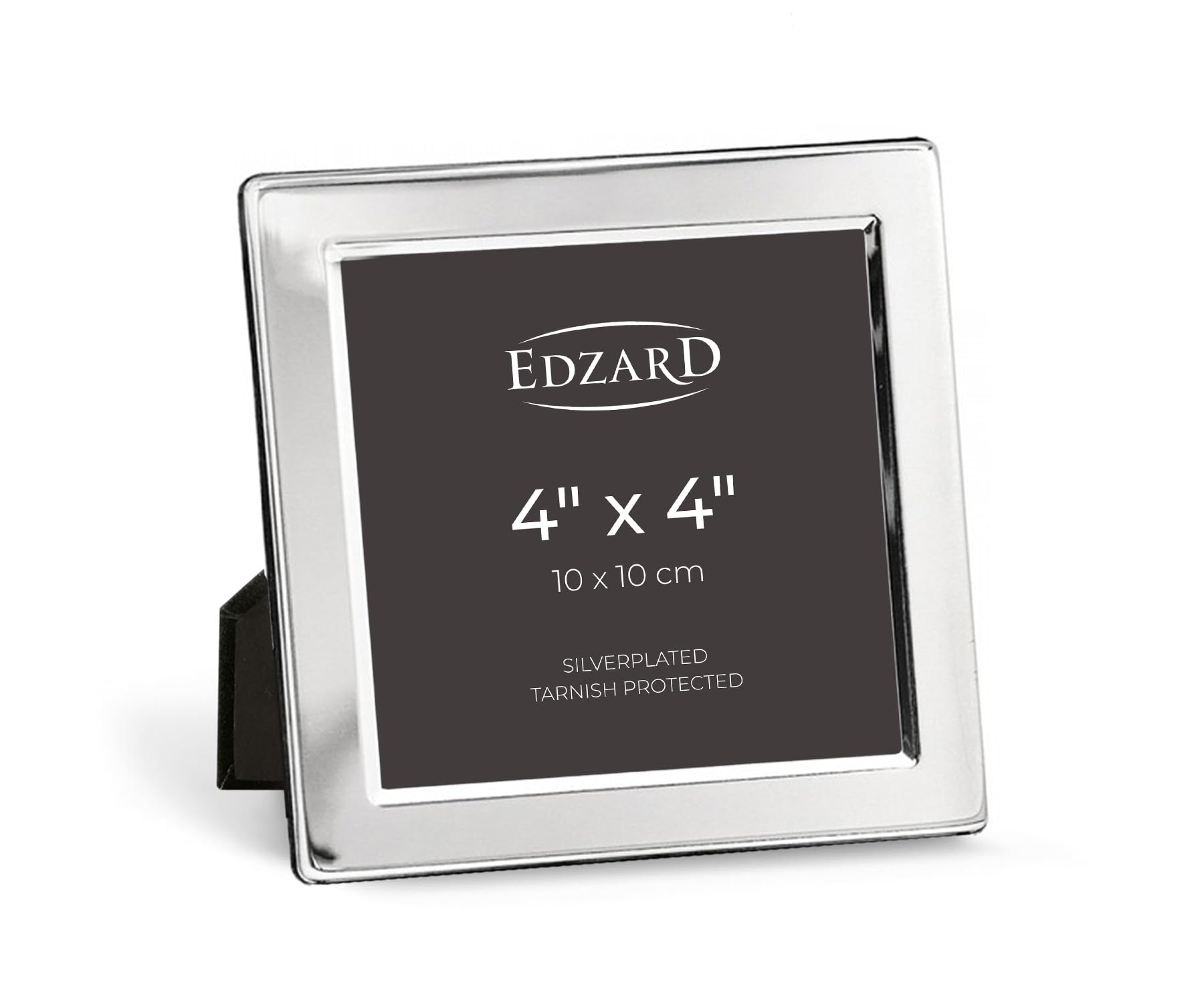 Edzard photo frame Salerno for photo 4 x 4 in, silver plated, tarnish protected