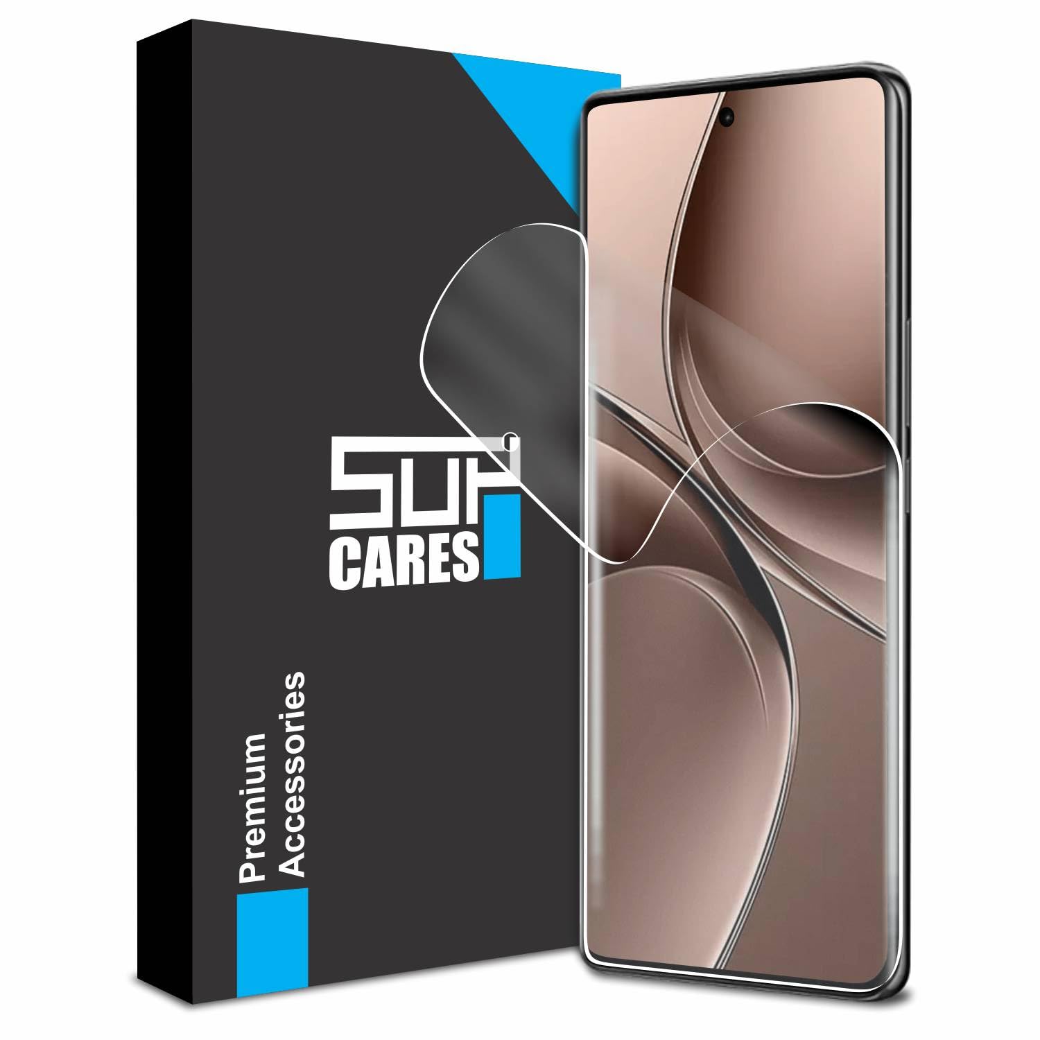 SupCares TPU Anti Glare Matte Unbreakable Membrane Screen Protector for Vivo V40e, Vivo T3 Pro and vivo Y400 Pro (6.77 Inch) With Easy Self Installation Kit | Fingerprint Working | Edge to Edge Coverage