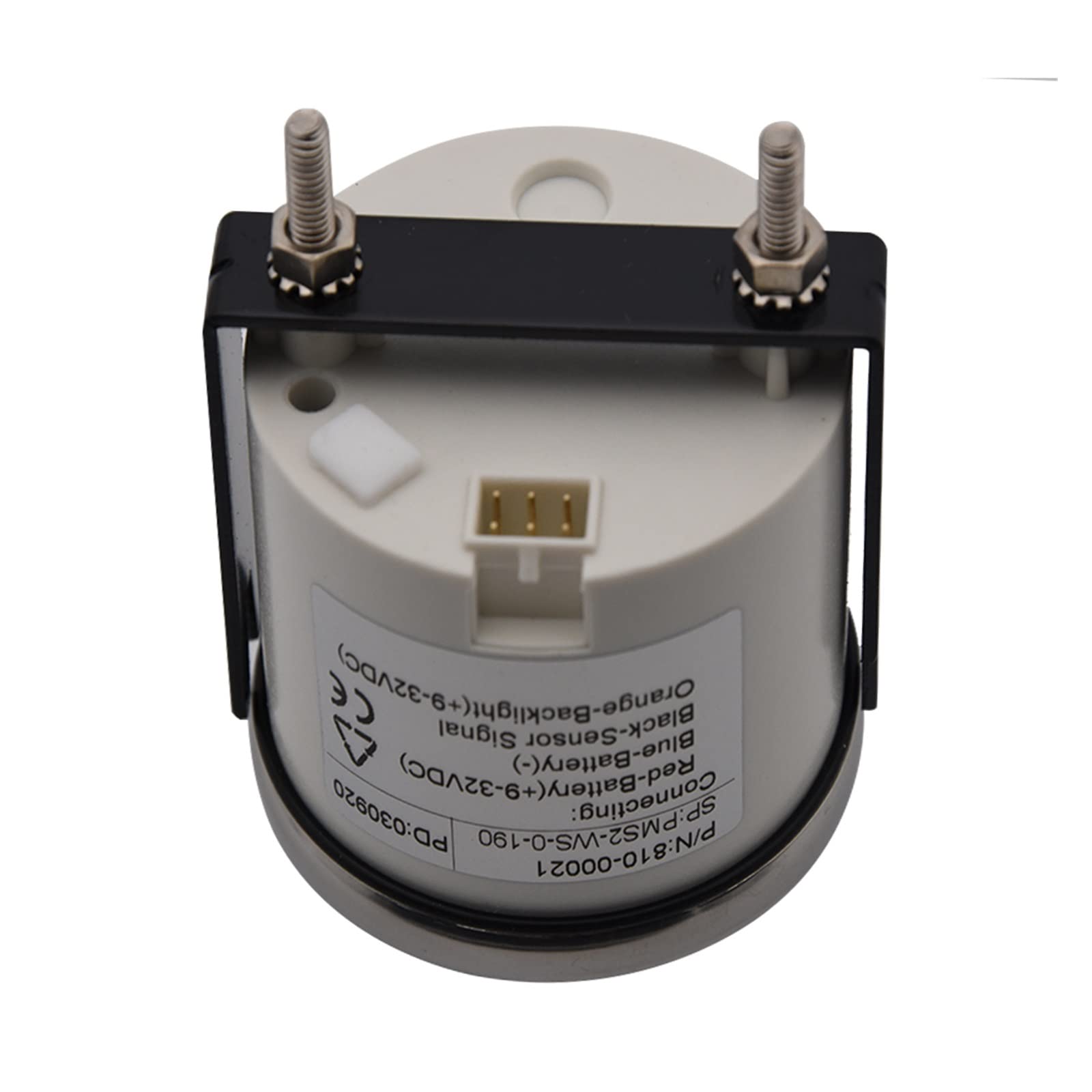 0-190 Ohm Füllstandssensor mit Messgerät 52 mm Marine Boat Car Gauge Sender Wasserstandsanzeige Wassertank-Füllstandsanzeige,Präziser Monitor(550mm BN Gauge)