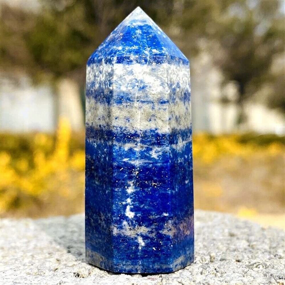 Pagode de guérison en lapis-lazuli naturel pour méditation de 250-300g