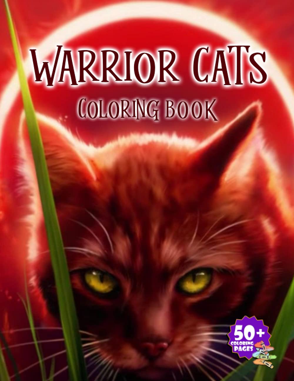 Buy Warríor Cáts Coloring Book 50+ Exclusive Coloring Pages With