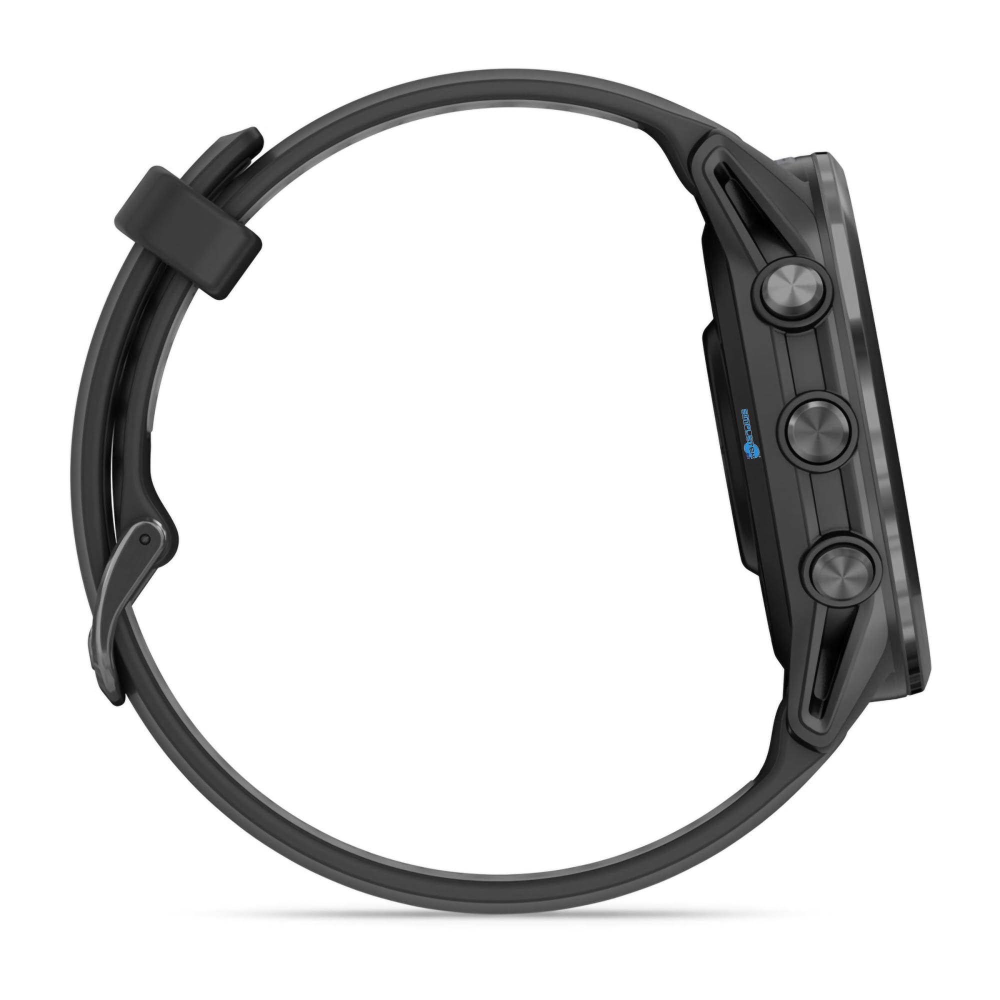 SIMPLETEK Smartwatch de course avec cartes, écran AMOLED 1,4, noir