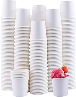 300Pack 4oz Disposable Paper Cups,Hot/Cold Beverage Drinking Cup，Small Paper Cups for Bathroom and Mouthwash
